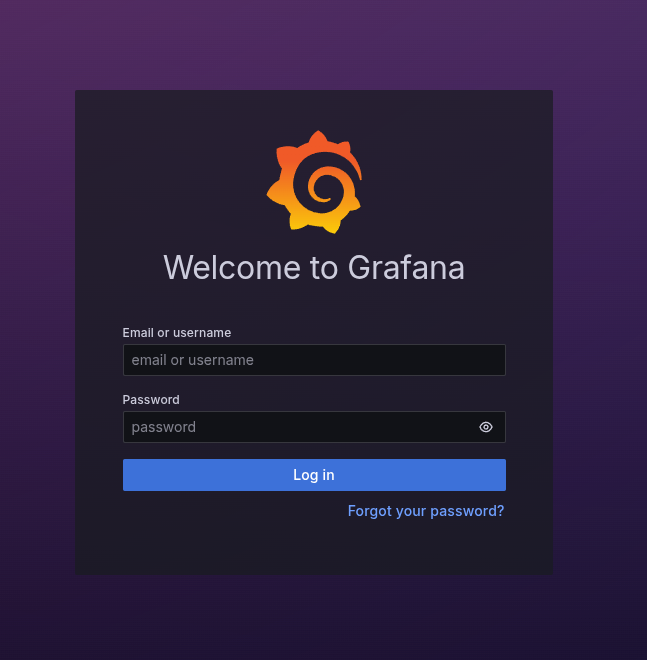Grafana Login
